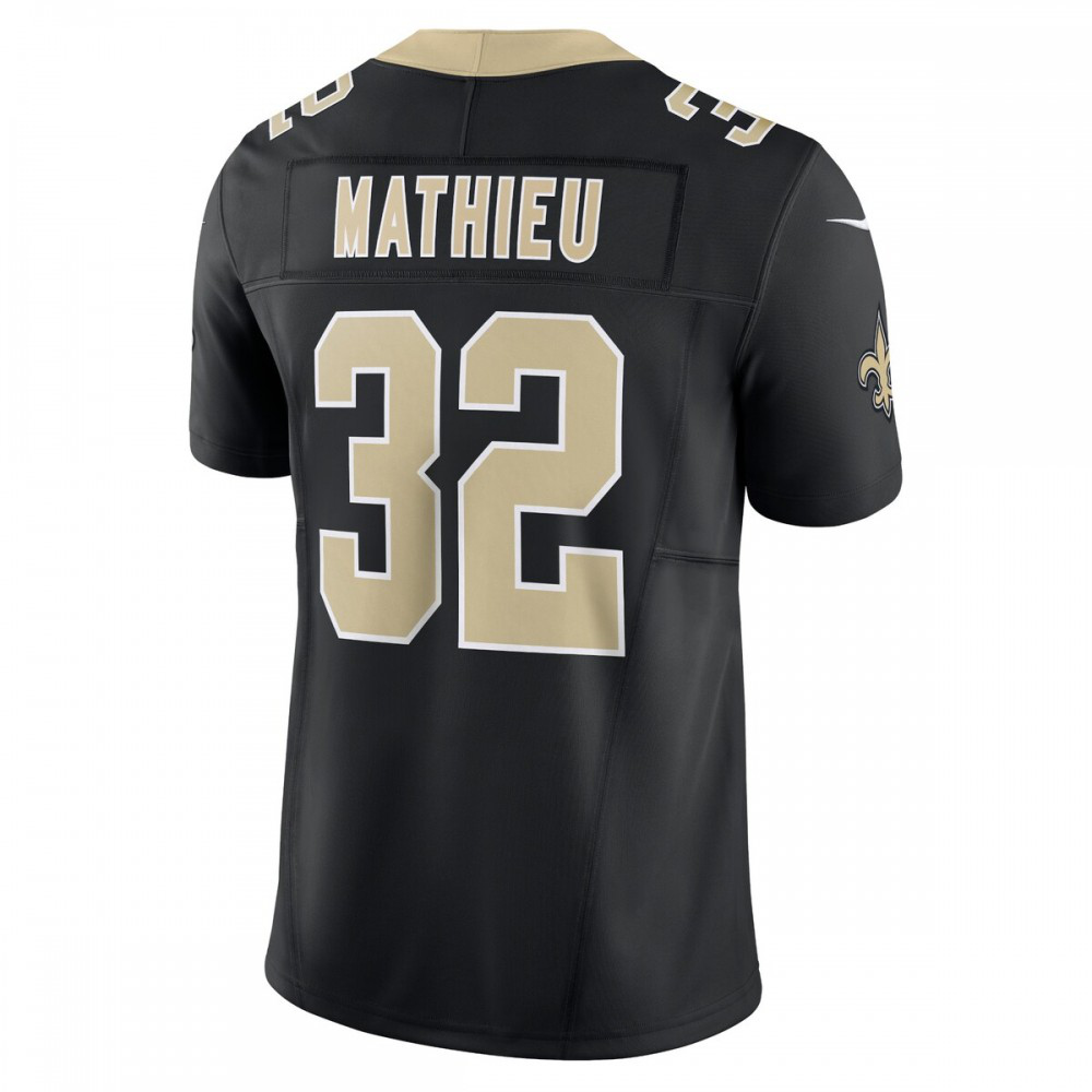Tyrann Mathieu New Orleans Saints Nike Vapor F.U.S.E. Limited Jersey - Black-GridironStore
